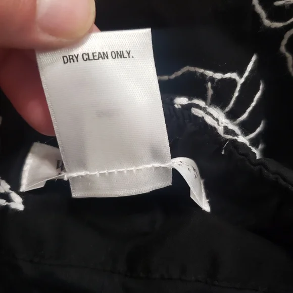 White House Black Market Strapless Cotton Embroidered Summer Dress Size 6 - Picture 5 of 14